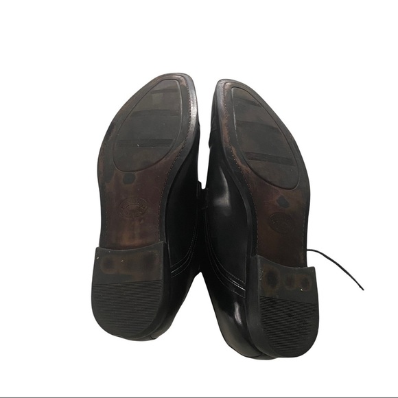 Steve Madden Black Leather Capped Toe Lace-Up Dress Oxford Shoes Men’s Size 11M - Picture 7 of 9